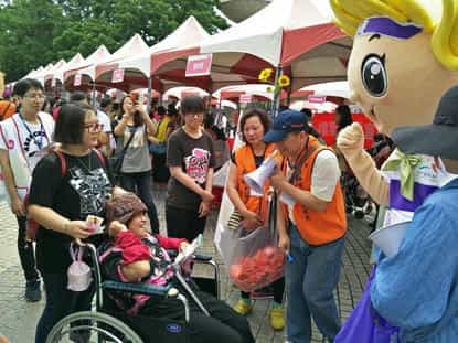 臺中市政府政風處廉政志工協助辦理「志工首都．花現臺中」志願服務宣導活動志工首都 花現臺中04