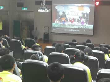 澎湖縣政府政風處廉政志工協助辦理「消防夏令營」校園宣導活動