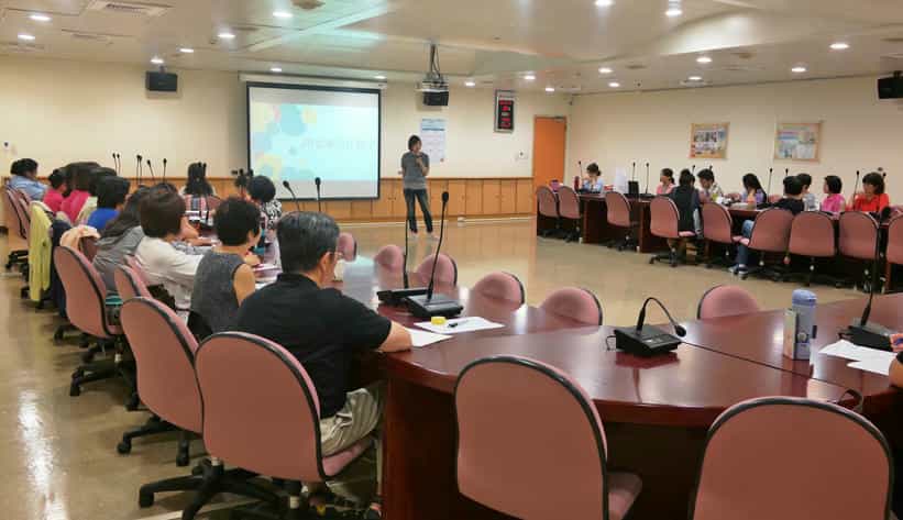 新北市政府政風處辦理106年廉政義工專業訓練106年9月18日-(訓練活動)-廉政義工專業訓練上課情形。