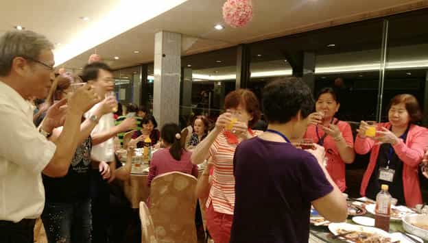 臺中市政府政風處「106年度廉政志工觀摩研習活動」晚餐時間