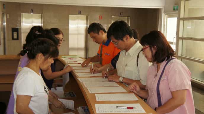 彰化縣政府政風處廉政志工協助辦理106年廉政專案法紀宣導廉政志工協助簽到