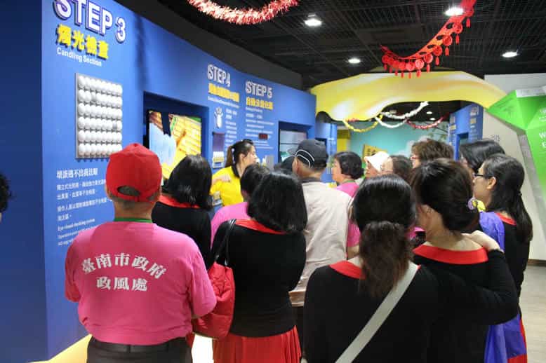 臺南市政府政風處106年廉政志工廉政平臺-食品安全廉政志工於106年4月11日至勤益蛋品夢工廠參訪廉政平臺食品安全