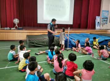 苗栗縣政府政風處廉政志工隊領航「106年度廉政話劇校園巡迴列車」