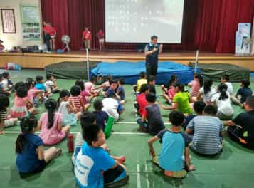 苗栗縣政府政風處廉政志工隊領航「106年度廉政話劇校園巡迴列車」