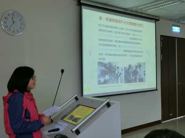 新竹市政府政風處107年廉政志工路平督工教育訓練  廉政把關專車出動上課情形