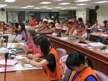 臺中市政府政風處「107年度特殊暨在職教育訓練課程」志工團照