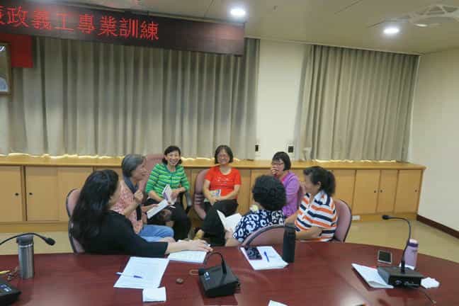 新北市政府政風處辦理107年廉政義工專業訓練107年8月20日-訓練活動-小組討論-5。