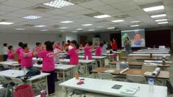 臺南市政府政風處舉辦廉政志(義)工107年專業教育訓練 ，活動圓滿結束。廉政志工團體互動