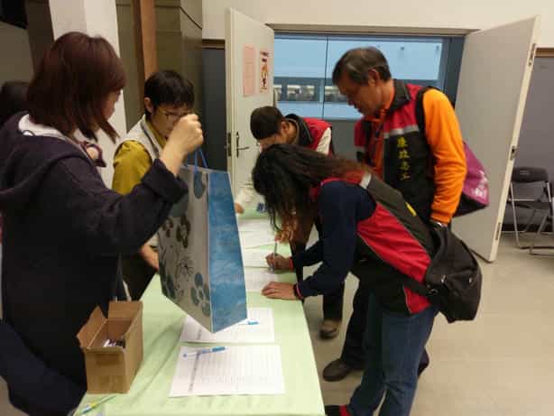 臺中市政府政風處「107年度廉政志工聯繫會議」來賓簽到