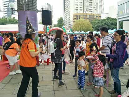 臺中市政府政風處辦理「廉政魔法學園」-廉潔教育校園宣導專車系列活動有獎徵答