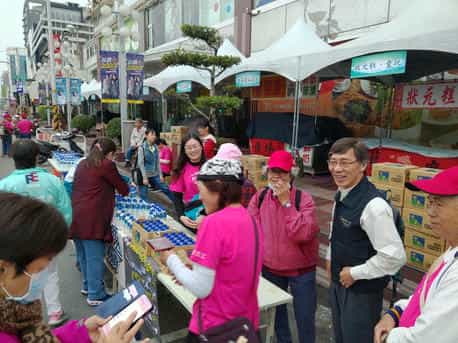 屏東縣政府廉政志工協助辦理2020元旦升旗典禮設攤活動