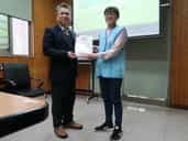 清明司法 親民司法 廉潔家園 誠信社會 金門地方法院廉政志工訓練廉政志工訓練活動-授證(志工蔡乙彤)