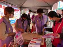 彰化縣政府政風處廉政志工參與辦理109年就業博覽會-南郭國小場廉政宣導活動廉政志工廉政宣導情形