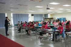 相隔4年再相聚  雲嘉廉政志工齊步走！嘉義市政府政風處傳題-公園巡查經驗分享。