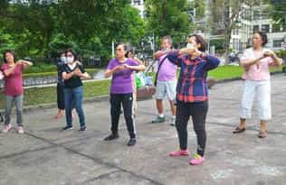 宜蘭縣政府廉政志工協助拍攝「宜蘭防疫心連結」宣導影片練習照片2