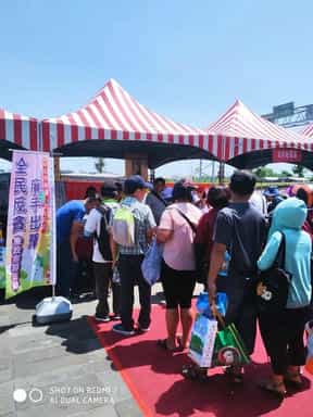 廉政志工協助辦理宜蘭縣政府「第二行政中心動土典禮」 宣導活動參與民眾隊伍1