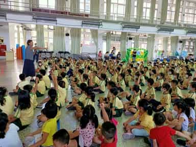 109年「小天使與小惡魔的誠信對話」廉政志工校園巡迴宣導7月份場次