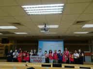 退輔會高雄榮總政風室〝與廉逗陣‧守護家園〞～辦理廉政志工標竿學習參訪「臺灣橋頭地方法院、再見捌捌陸-臺灣眷村文化園區」活動臺灣橋頭地院葛羽洪書記官長（中左2）、臺灣橋頭地院政風室郭淑芬主任（中左1）、高雄榮總政風室王作勇主任（中左3）、政風同仁及廉政志工合影