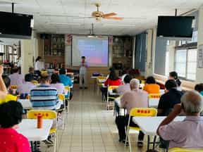 新竹縣政府政風處廉政志工協助攜手社區大學，倡導廉政社區營造活動花絮