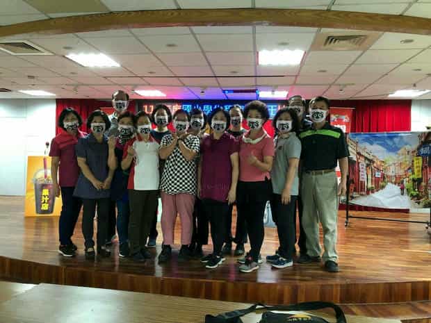 錄製「奇妙的黑手印」廉政戲劇影片花絮