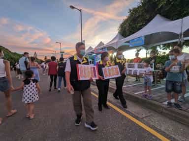 澎湖追風-縣府廉政志工〝SING嗨風〞反貪反賄宣導