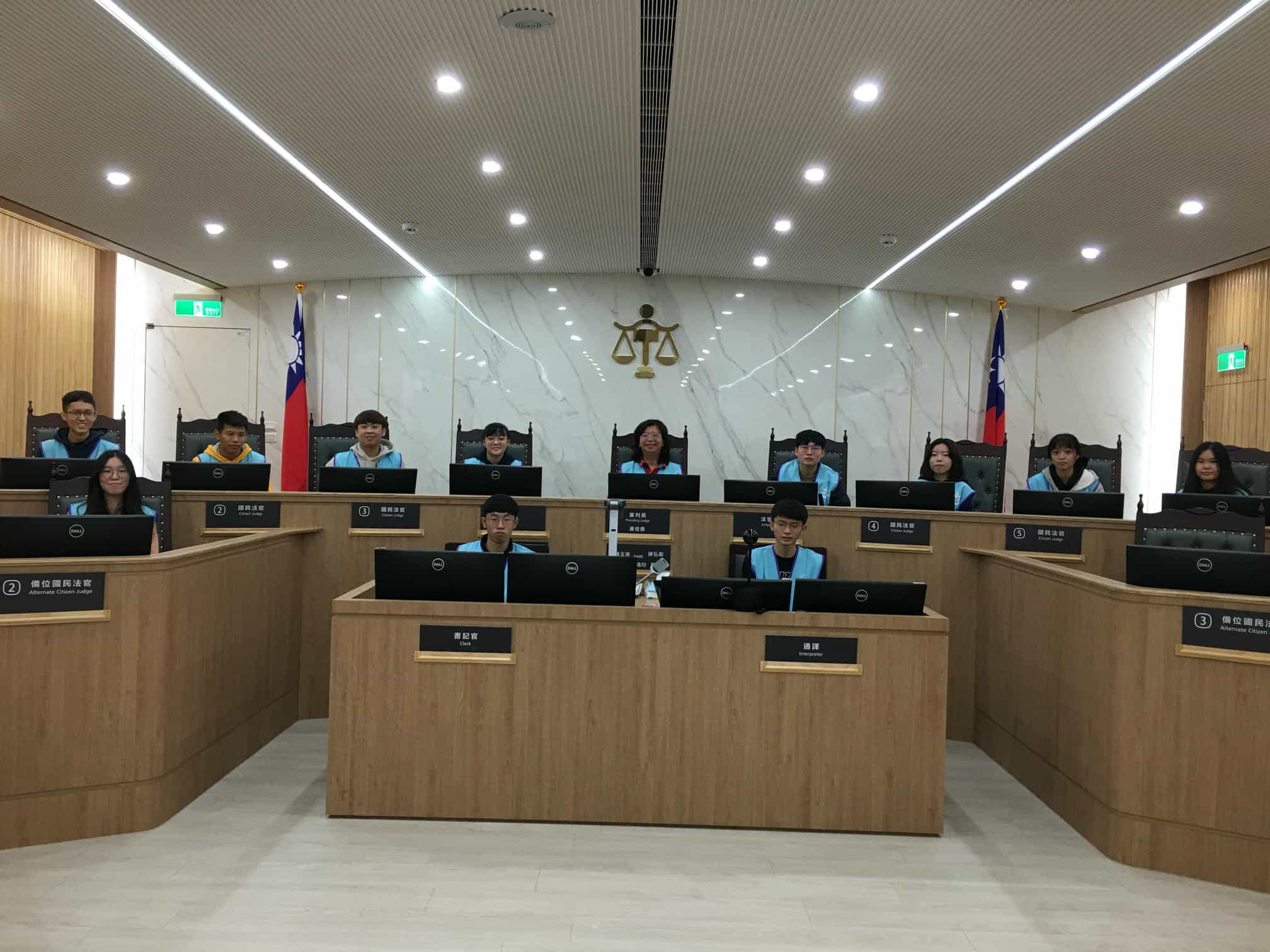 培力激勵展新猷 金門地方法院廉政志工教育信練廉政志工體驗當國民法官