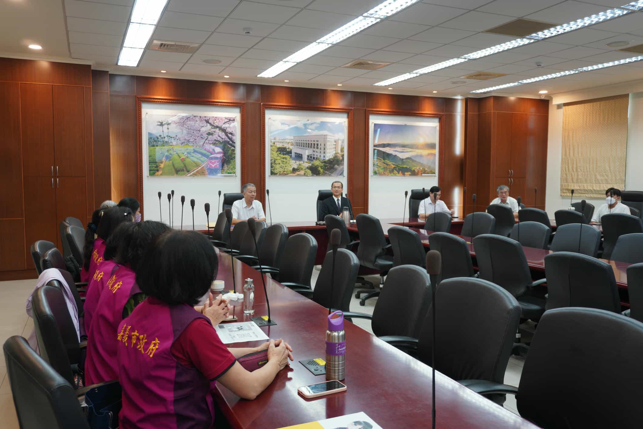 嘉義市政府與嘉義地檢署 跨域合作反詐騙宣導嘉義地檢署陳松吉檢察長致詞