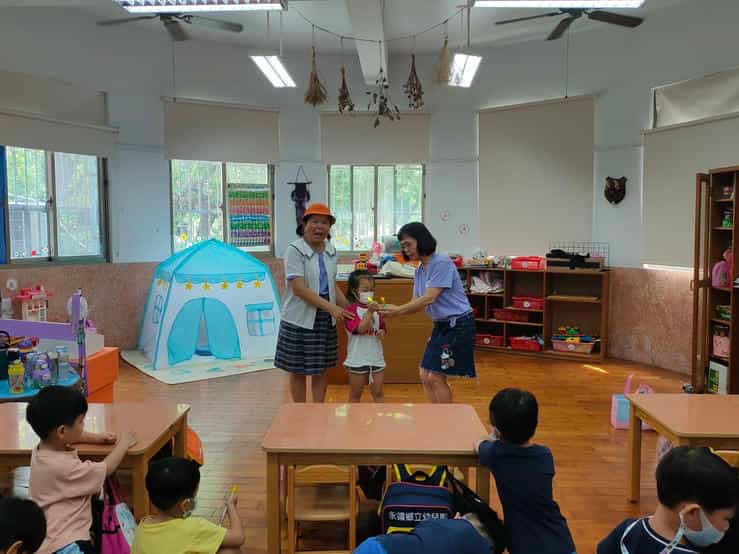 「誠實的97分」彰化縣政府廉政志工辦理永靖鄉立幼兒園廉潔品格教育宣導宣導情形