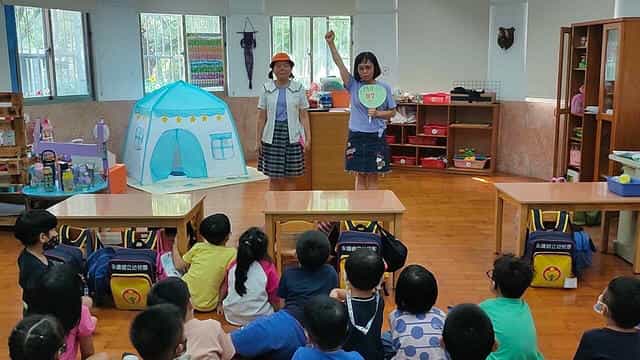 「誠實的97分」彰化縣政府廉政志工辦理永靖鄉立幼兒園廉潔品格教育宣導宣導情形