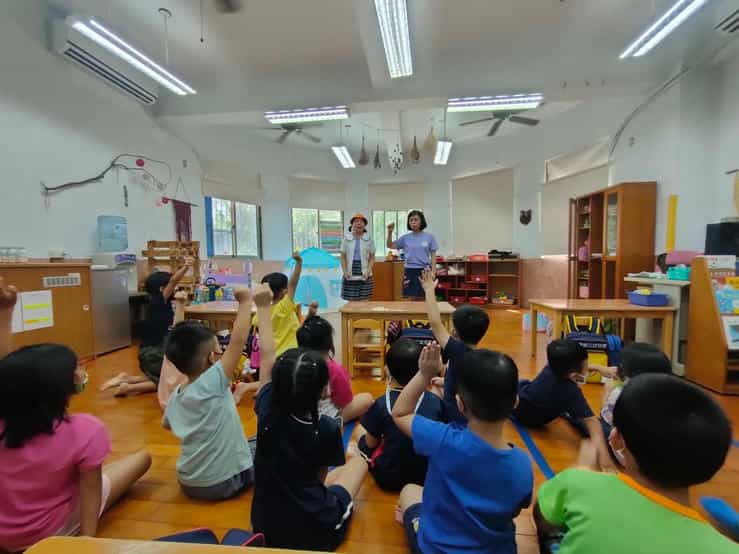 「誠實的97分」彰化縣政府廉政志工辦理永靖鄉立幼兒園廉潔品格教育宣導宣導情形