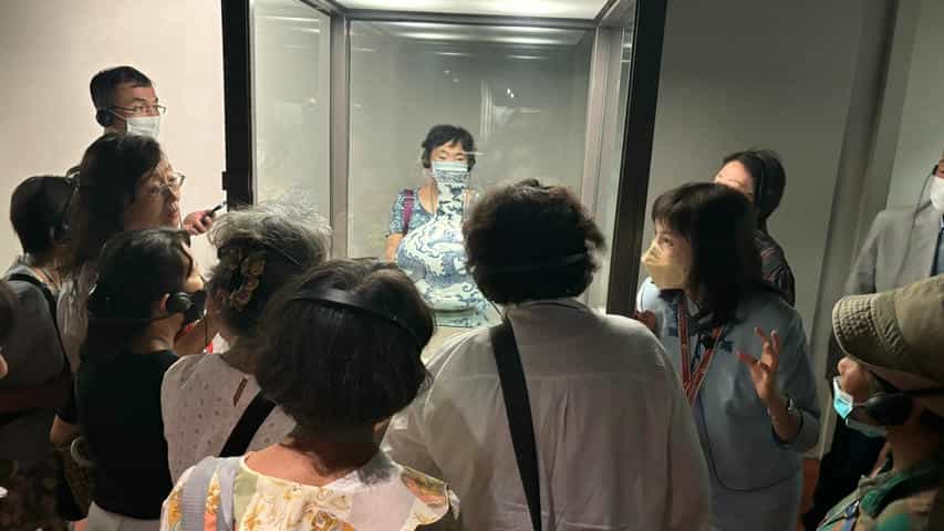 臺灣高等法院辦理司法廉政志工北區訓練志工訓練至故宮參訪導覽