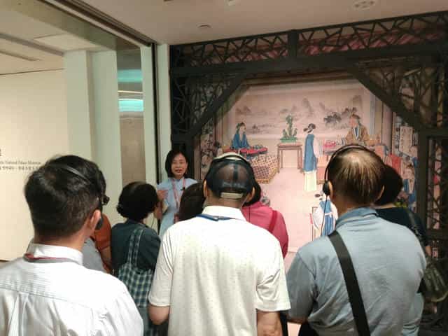 臺灣高等法院辦理司法廉政志工北區訓練志工訓練至故宮參訪導覽