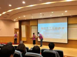 桃園市政府政風處理113年廉政短劇快閃系列宣導活動桃園市桃園區公所廉政志工短劇演出