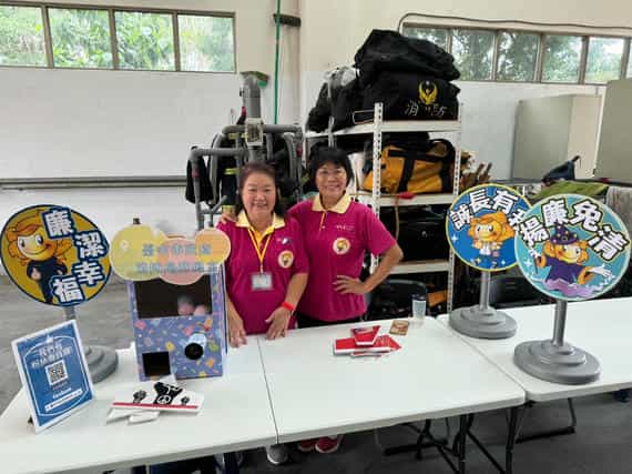 臺中市政府廉政志工辦理「安全龍吼哩-小小英雄」暑期消防營廉政宣導消防營廉政宣導2