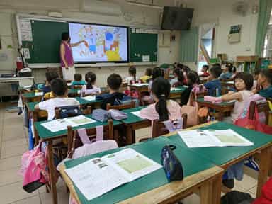 桃園市政府政風處辦理「113年校園廉潔說故事系列共讀活動」中山國民小學