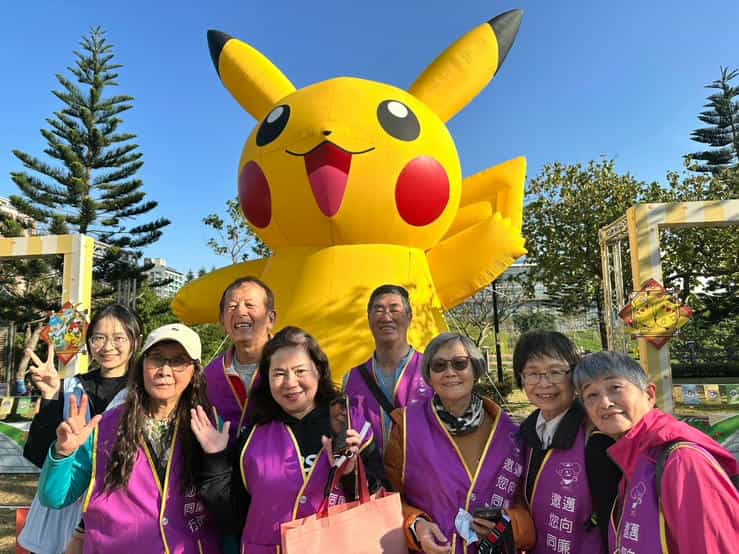 桃園市政府政風處辦理「2025台灣燈會在桃園」廉政志工觀摩導覽及安全維護工作廉政志工青塘園大合照_2