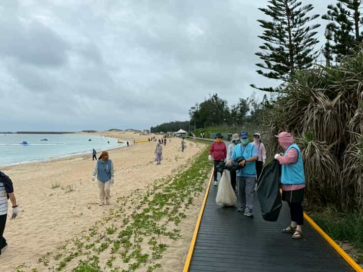 澎湖縣政府114年廉政志工「海洋永續．企業誠信」專業教育訓練志工淨灘活動