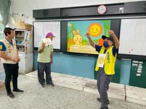 廉政志工北港小隊協助辦理「綠能×廉政」校園宣導廉政志工協助宣導情形