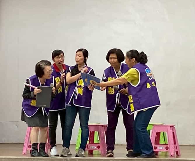 金門縣政府政風處啟動校園誠信巡演 首站卓環國小話劇演出情形