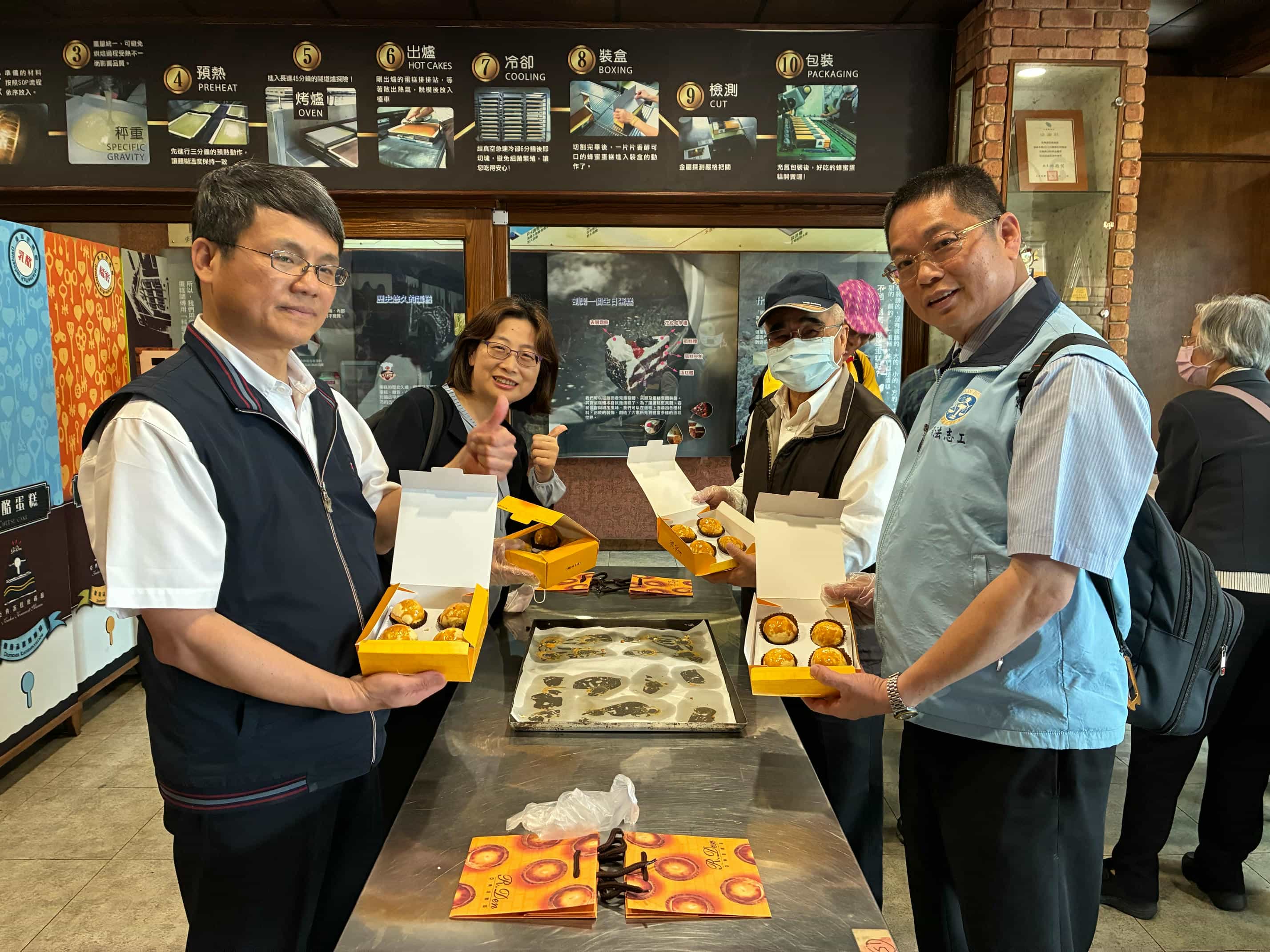 臺灣宜蘭地方法院結合宜蘭縣政府辦理「114年宜蘭縣廉政志工交流活動」114年宜蘭縣廉政志工交流活動辦理「參訪亞典菓子工場及DIY手作-蛋黃酥」