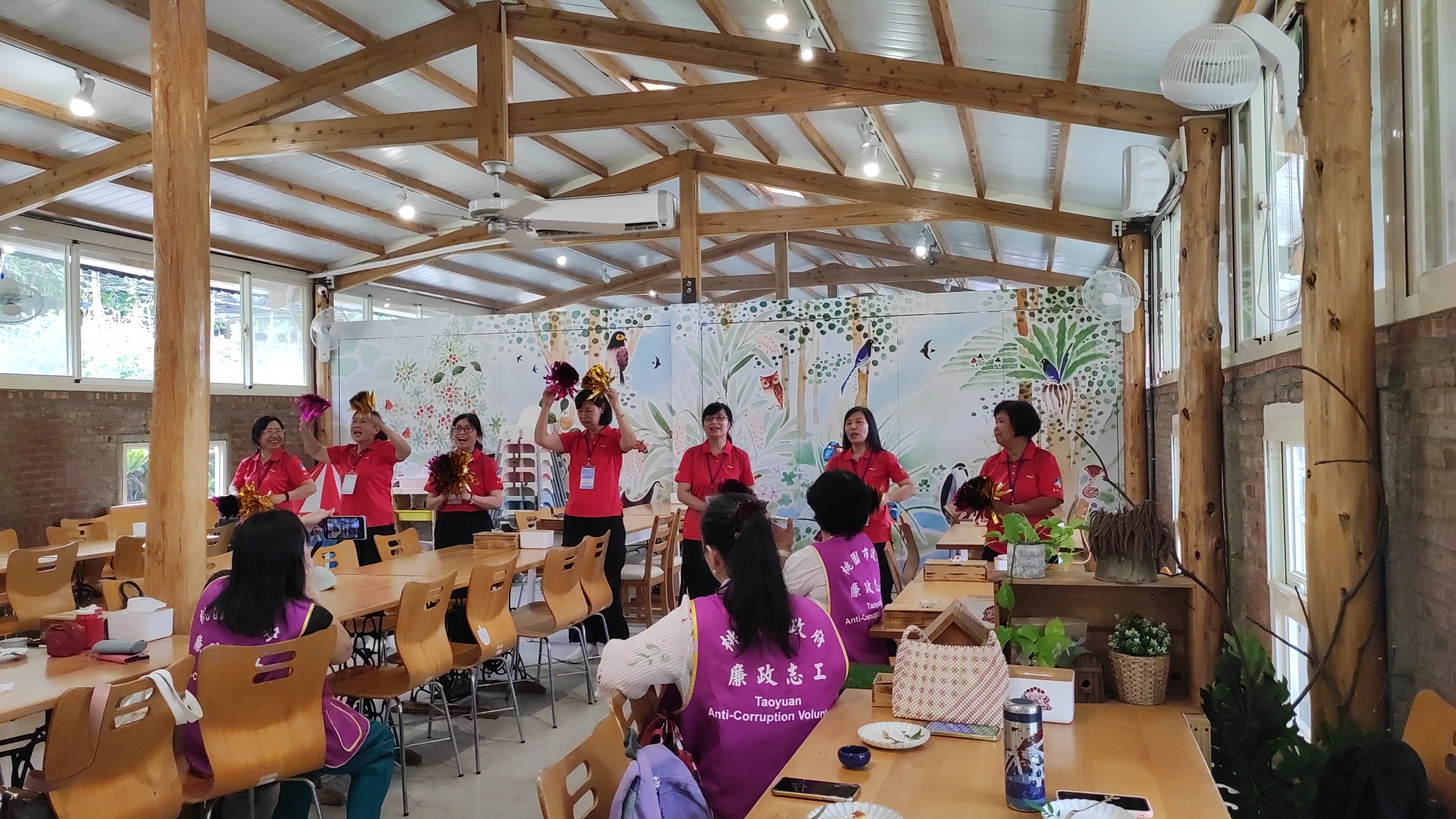 桃園市政府政風處辦理114年度「志匯同行，廉動桃金」桃園金門廉政志工跨域交流研習金門志工活動表演示範