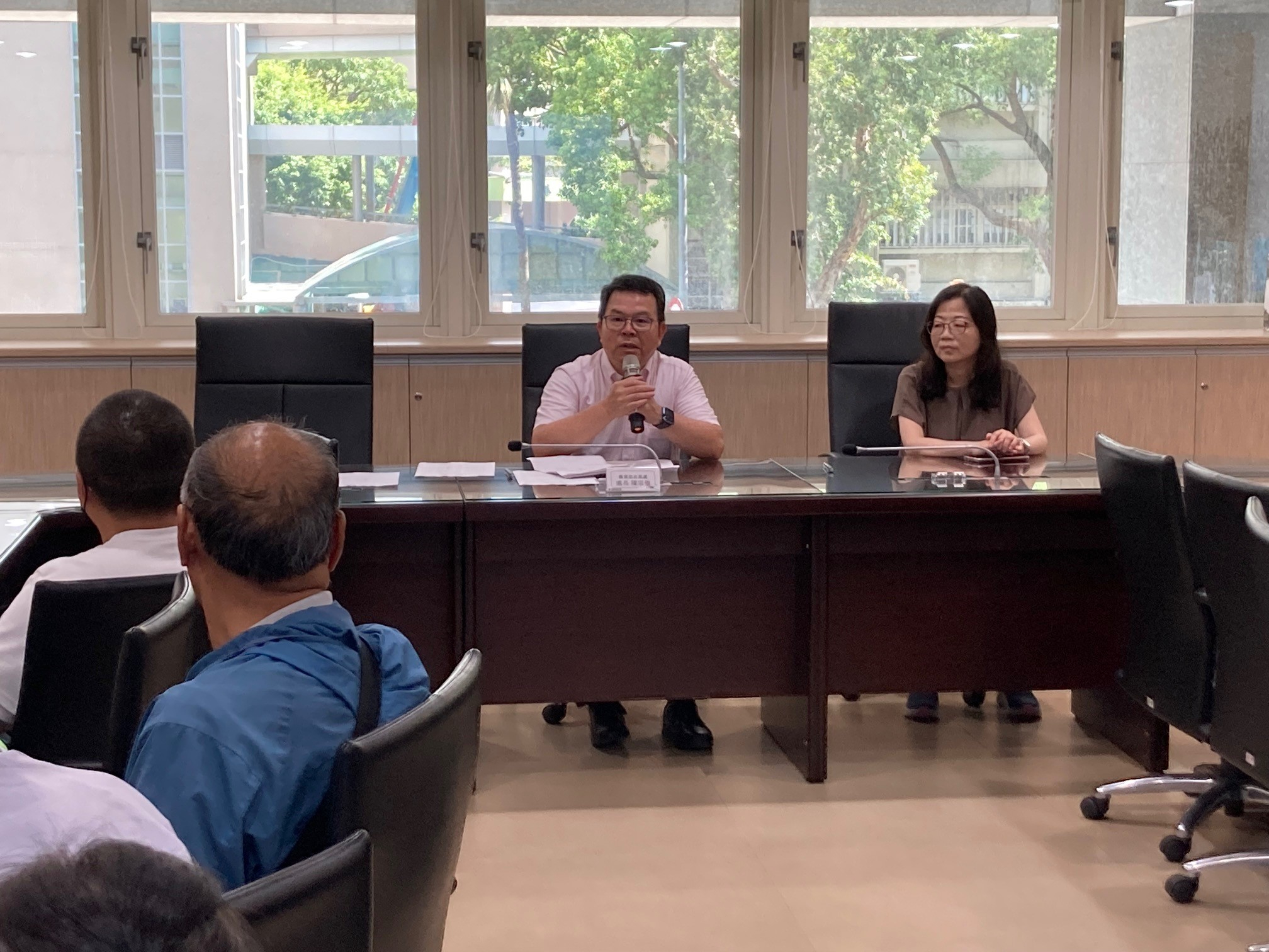 農業部辦理114年度廉政志工專業講習農業部政風處處長陳宗強主持意見交流