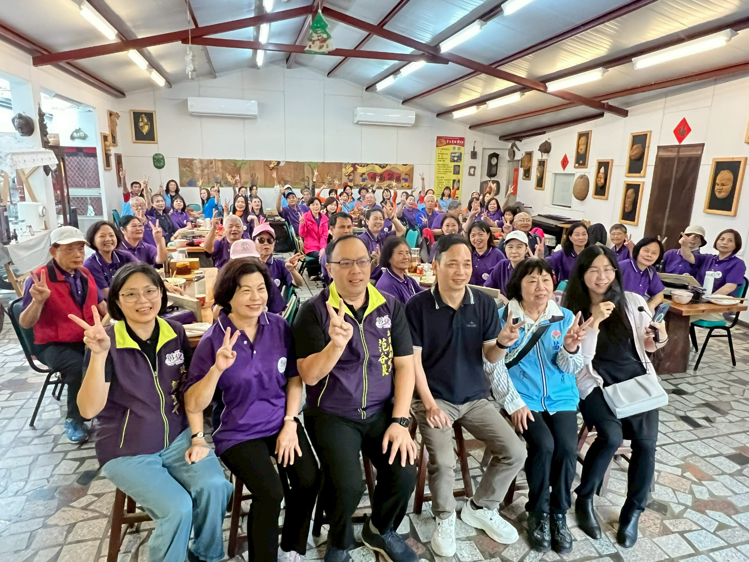 彰化縣與苗栗縣廉政志工跨區交流 深化廉能教育 共創誠信社會彰化&苗栗廉政志工合影